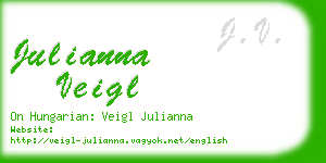 julianna veigl business card